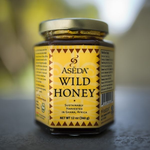 Aseda Wild Honey Jar Large Raw Organic Honey