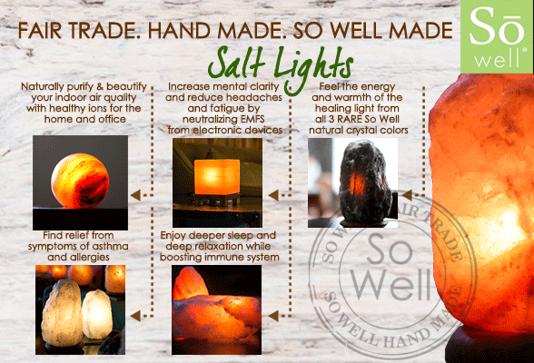 So Well Fair Trade Salt Lamps
