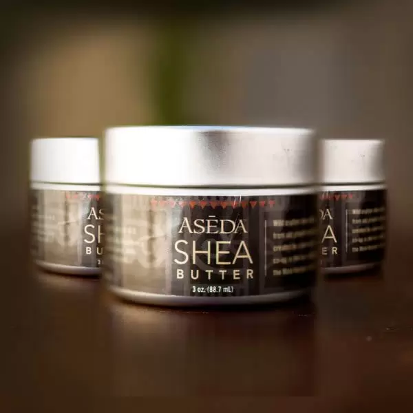 Aseda shea butter raw and wild African moisturizer
