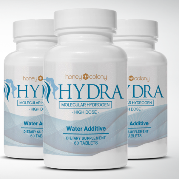 Hydra Molecular Hydrogen Tablets 3-Pack | HoneyColony